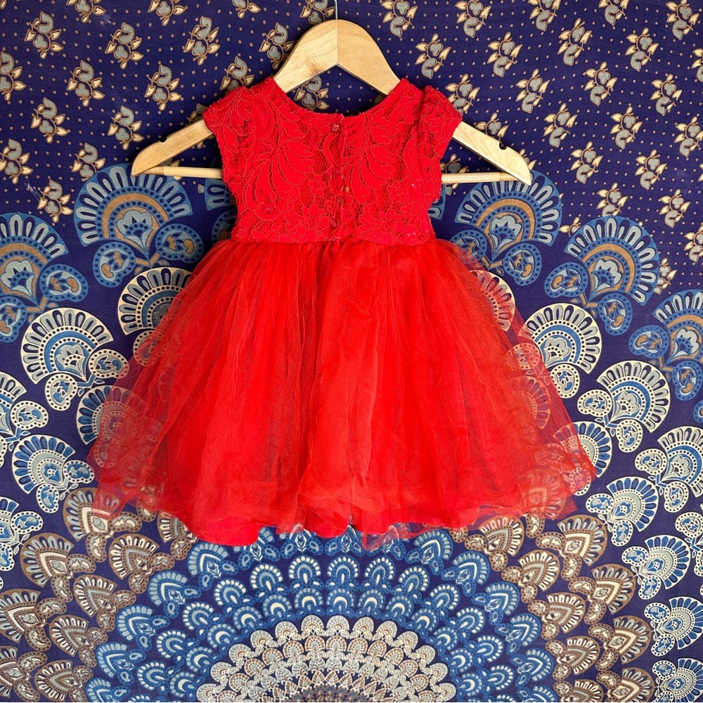 🐾free w/purchase🐾 red poofy Christmas dress